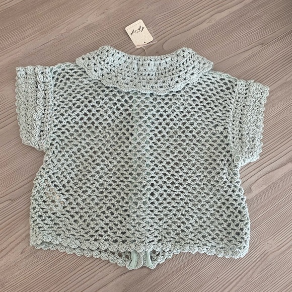 Free People Lily Crochet Top NWT - Picture 4 of 7